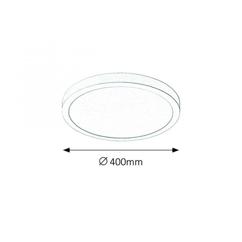 Rábalux Lois 2662 irodai led világítás szatin króm fém LED 36 2500 lm 3000 K IP20 G