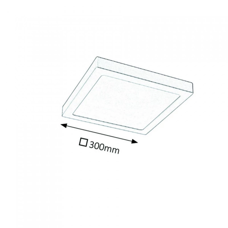 Rábalux Lois 2669 irodai led világítás szatin króm fém LED 24 1700 lm 3000 K IP20 G