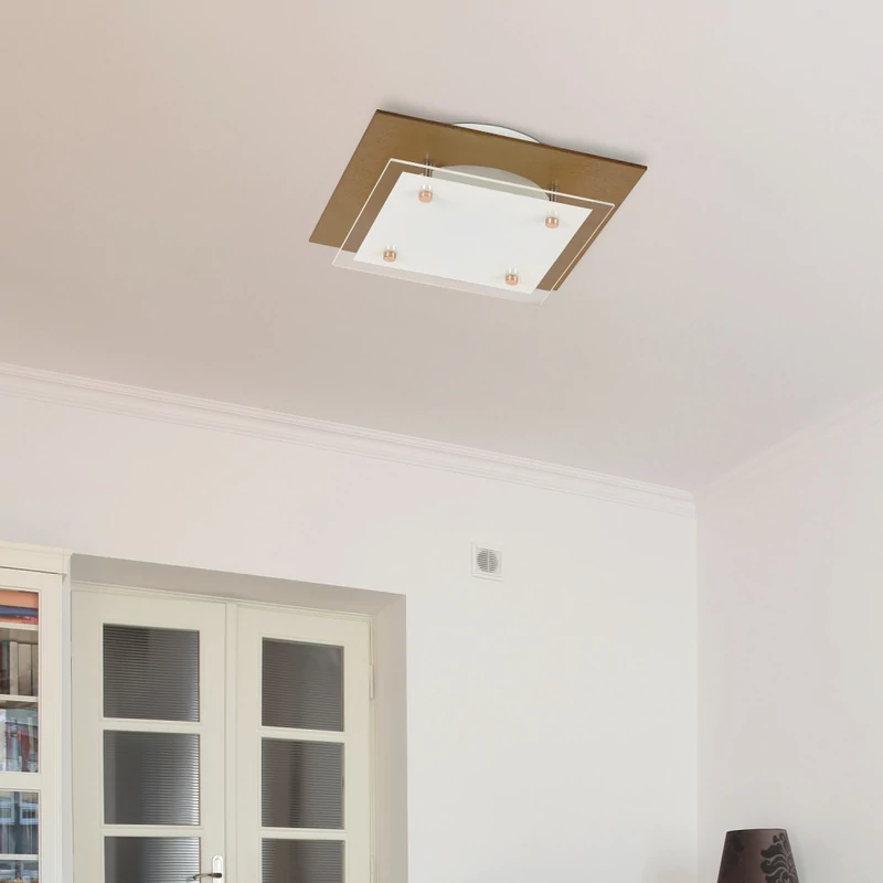Rábalux Janine 3026 mennyezeti lámpa borostyán fém LED 12 960 lm IP20