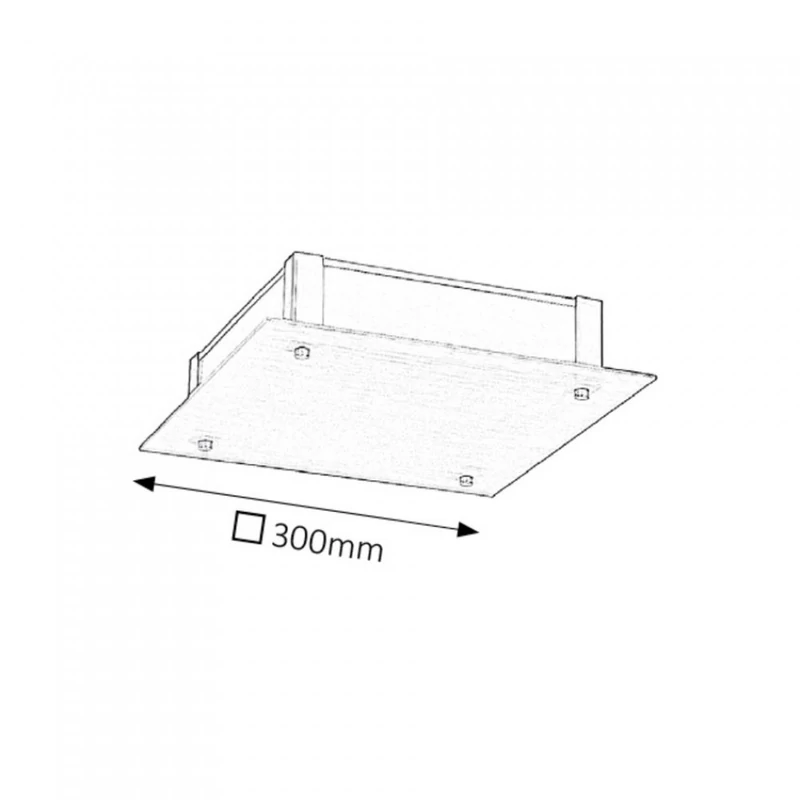 Rábalux Dustin 3035 mennyezeti lámpa fehér fém LED 12 960 lm 4000 K IP20 G