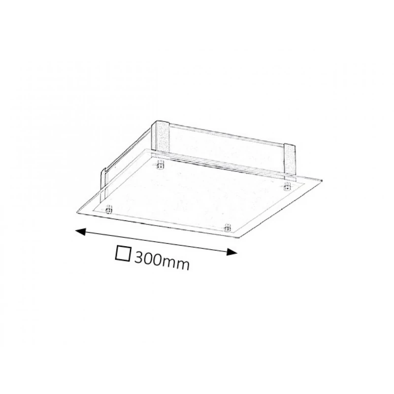 Rábalux Carl LED 3069 mennyezeti lámpa fehér fém LED 12 960 lm IP20