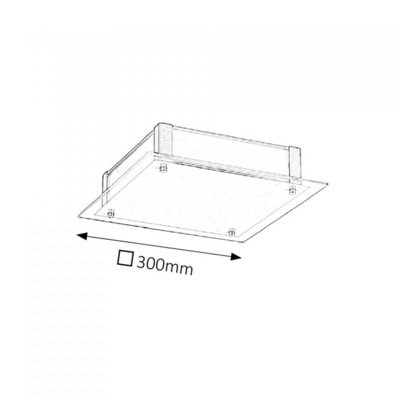 Rábalux Carl LED 3069 mennyezeti lámpa fehér fém LED 12 960 lm IP20