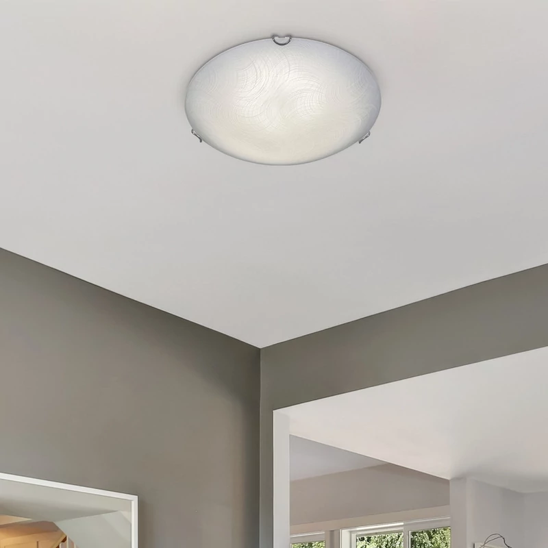 Rábalux Tanner 3229 ufó lámpa fehér mintás fém LED 12 960 lm 4000 K IP20 G