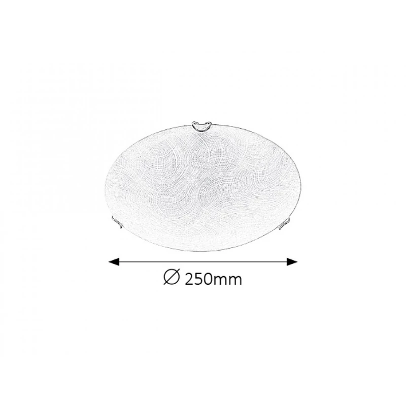 Rábalux Tanner 3229 ufó lámpa fehér mintás fém LED 12 960 lm 4000 K IP20 A+