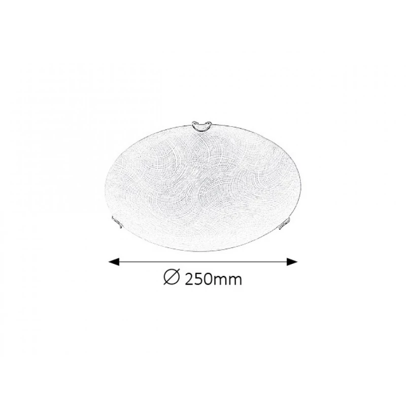 Rábalux Tanner 3229 ufó lámpa fehér mintás fém LED 12 960 lm 4000 K IP20 G