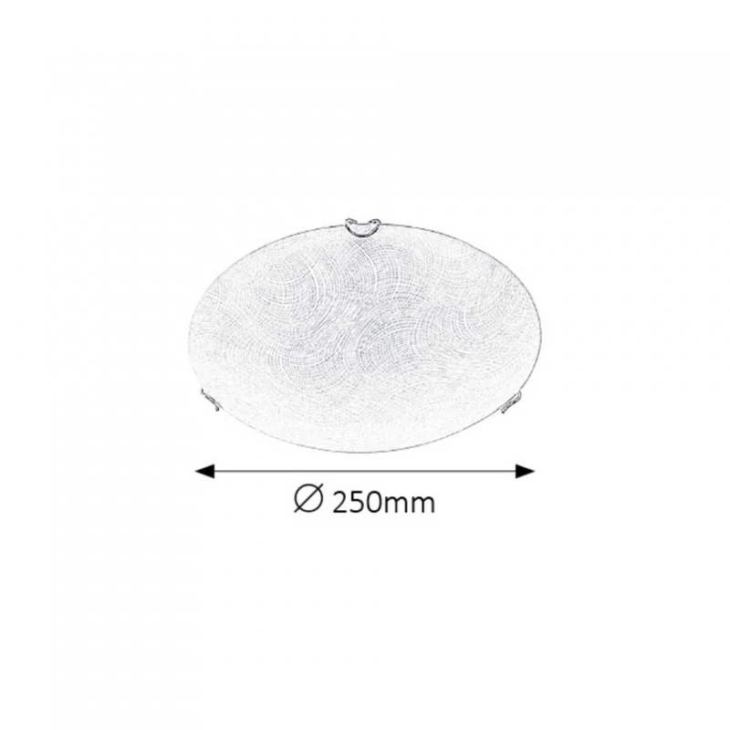 Rábalux Tanner 3229 ufó lámpa fehér mintás fém LED 12 960 lm 4000 K IP20 G