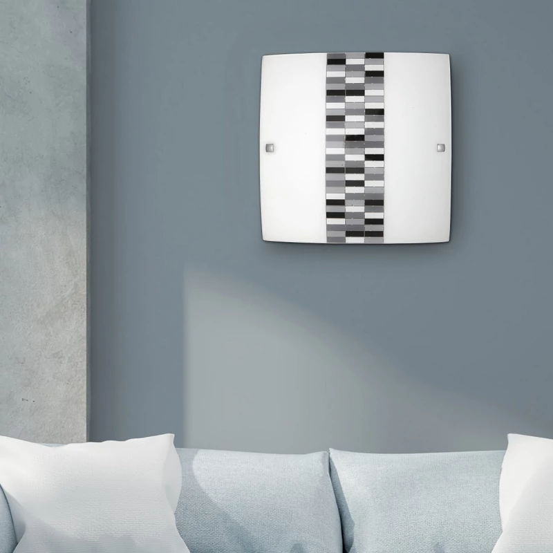 Rábalux Domino 3932 mennyezeti lámpa opál üveg fém E27 1x MAX 60 E27 1 db IP20