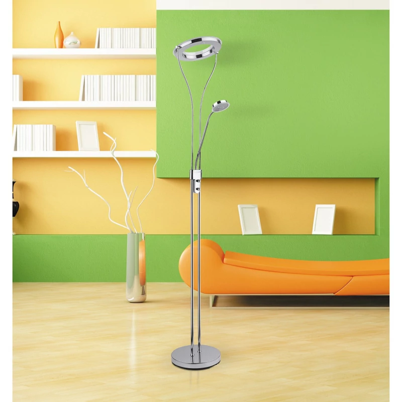 Rábalux Leslie 4159 állólámpa olvasókarral króm fém LED 18 LED 4 1880 lm 3000 K IP20 F