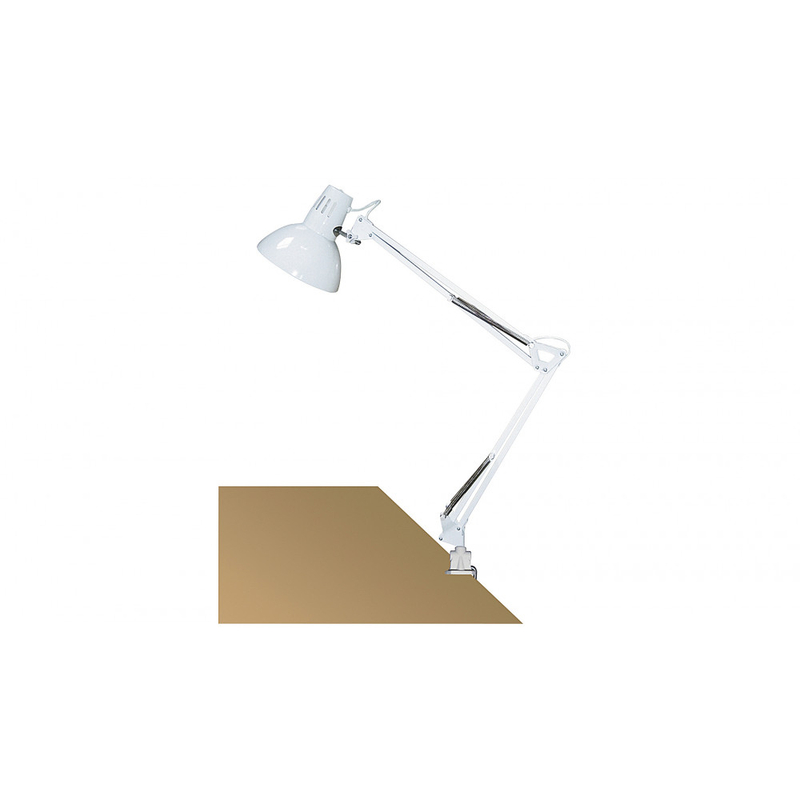 Rábalux Arno 4214 csiptetős asztali lámpa fehér fém E27 1x MAX 60 E27 IP20