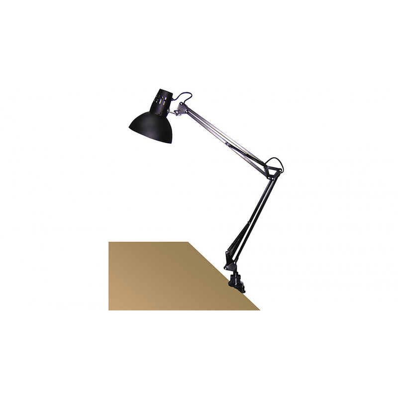 Rábalux Arno 4215 csiptetős asztali lámpa fekete fém E27 1x MAX 60 E27 IP20
