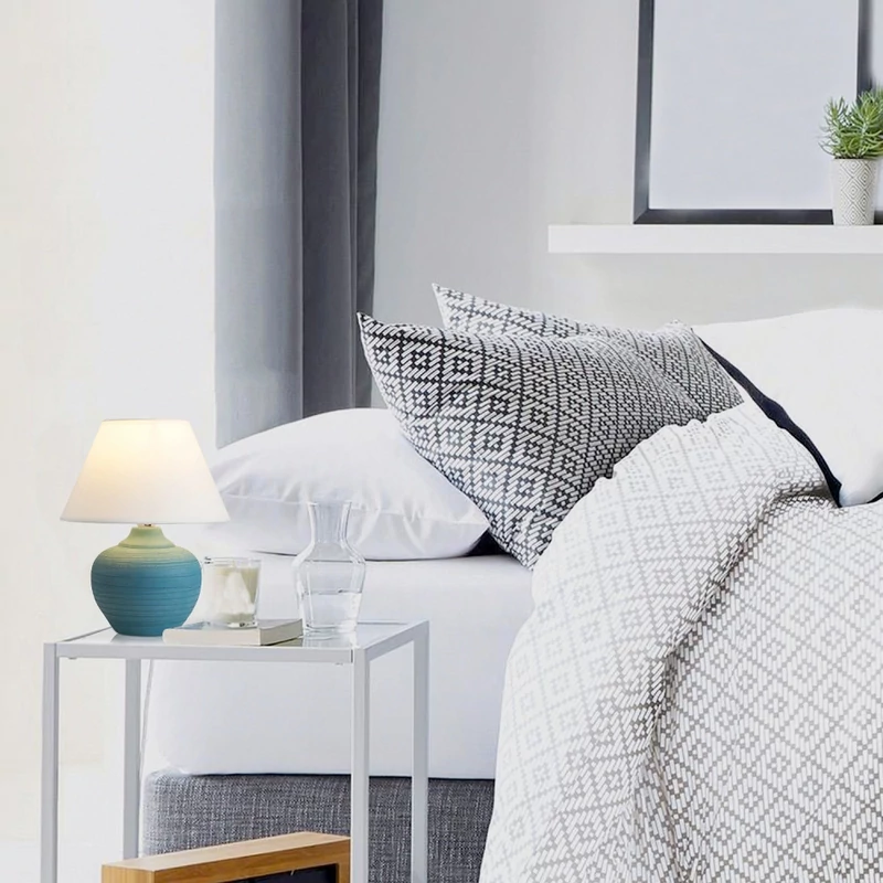 Rábalux Molly 4392 éjjeli asztali lámpa kék kerámia E14 1x MAX 40 E14 1 db IP20