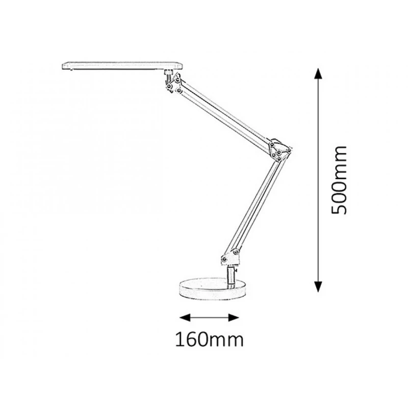 Rábalux Colin 4408 íróasztal lámpa fekete fém LED 6 350 lm 4500 K IP20 G