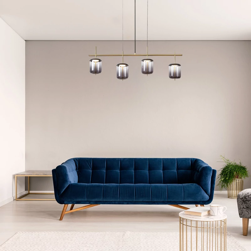 Rábalux Delice 5028 led függeszték fekete fém LED 24 1920 lm 4000 K IP20 G