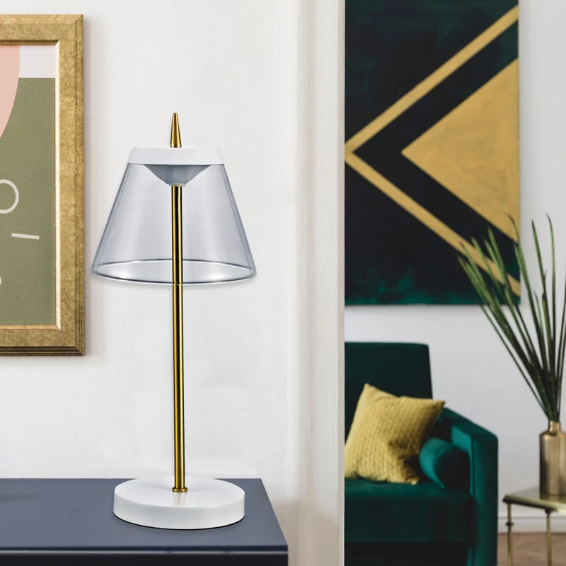 Rábalux Aviana 5030 éjjeli asztali lámpa fehér fém LED 6 480 lm 4000 K IP20 G