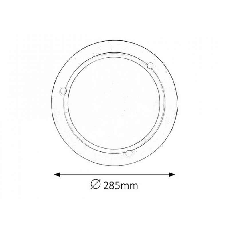Rábalux Ufo 5101 ufó lámpa fehér fém E27 1x MAX 60 E27 IP20