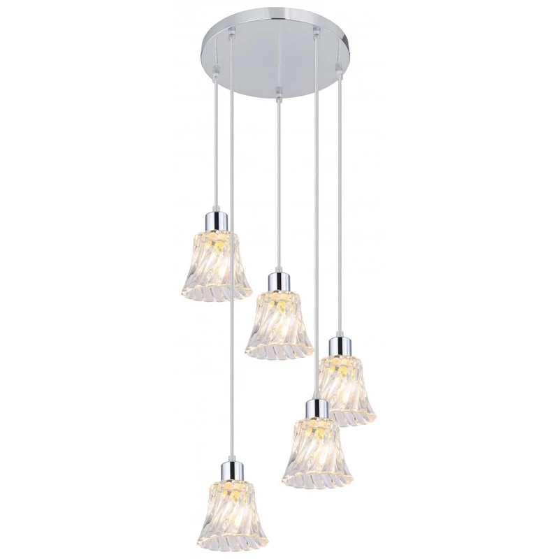 Rábalux Hestia 5305 többágú függeszték króm fém E14 5x MAX 40 E14 IP20