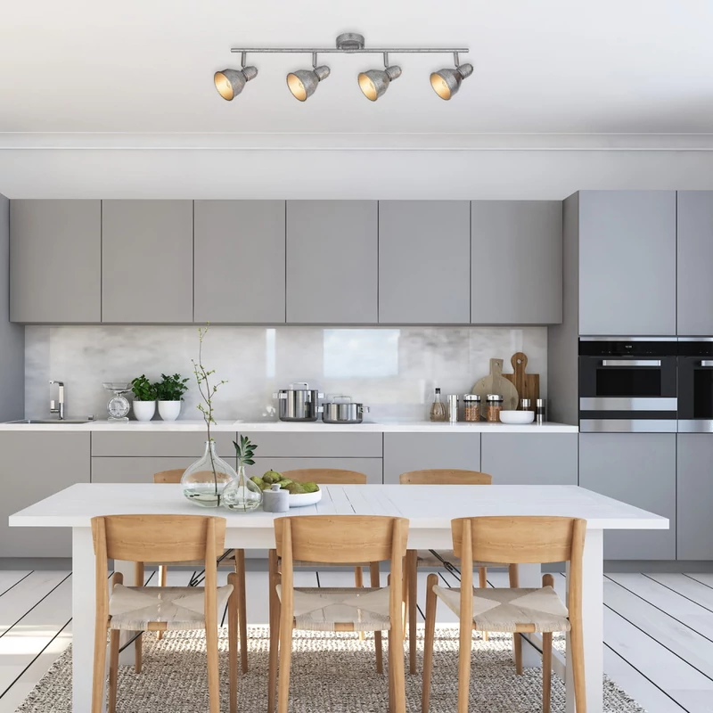 Rábalux Thelma 5389 mennyezeti lámpa antik ezüst fém E14 4x MAX 40 E14 IP20