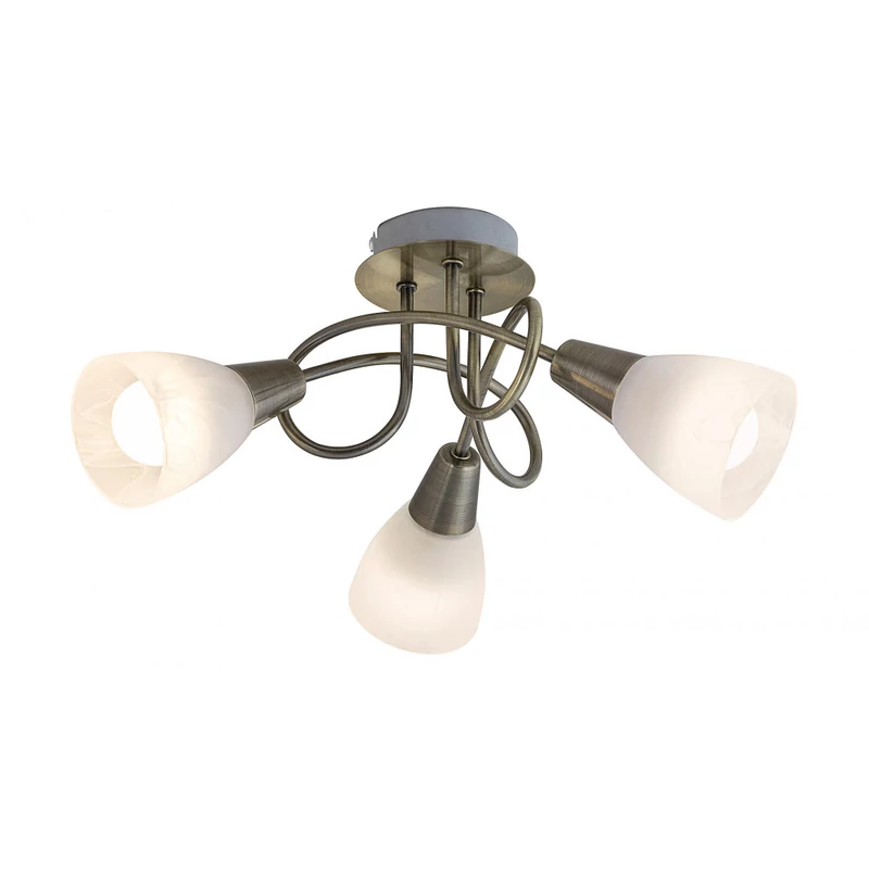Rábalux Jenna 5533 mennyezeti lámpa antik bronz fém E14 3x MAX 40 E14 IP20