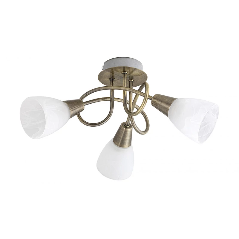 Rábalux Jenna 5533 mennyezeti lámpa antik bronz fém E14 3x MAX 40 E14 IP20