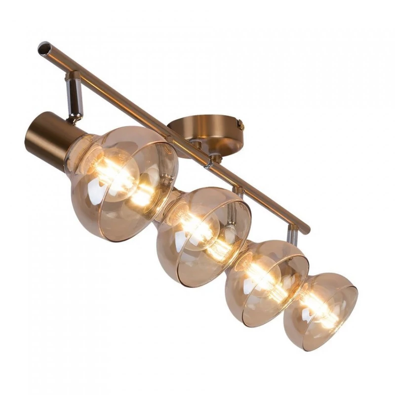 Rábalux Holly 5550 mennyezeti lámpa antik arany fém E14 4x MAX 40 E14 IP20