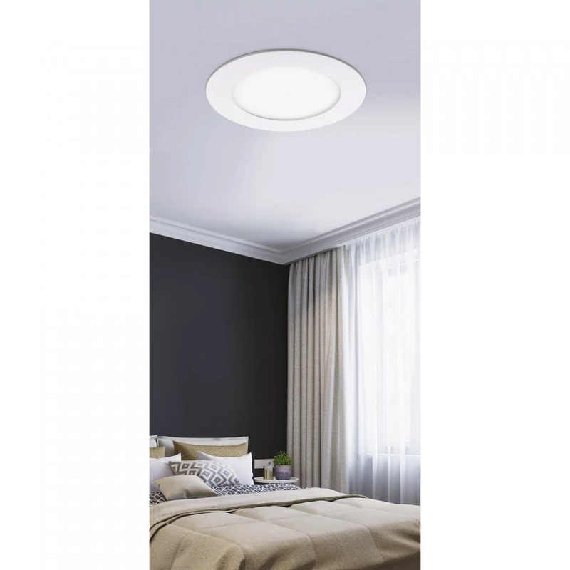 Rábalux Lois 5571 álmennyezetbe építhető lámpa matt fehér fém LED 18 1400 lm 4000 K IP20 G