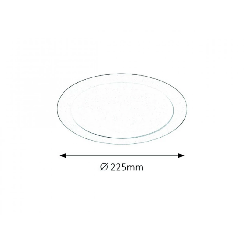 Rábalux Lois 5571 álmennyezetbe építhető lámpa matt fehér fém LED 18 1400 lm 4000 K IP20 G