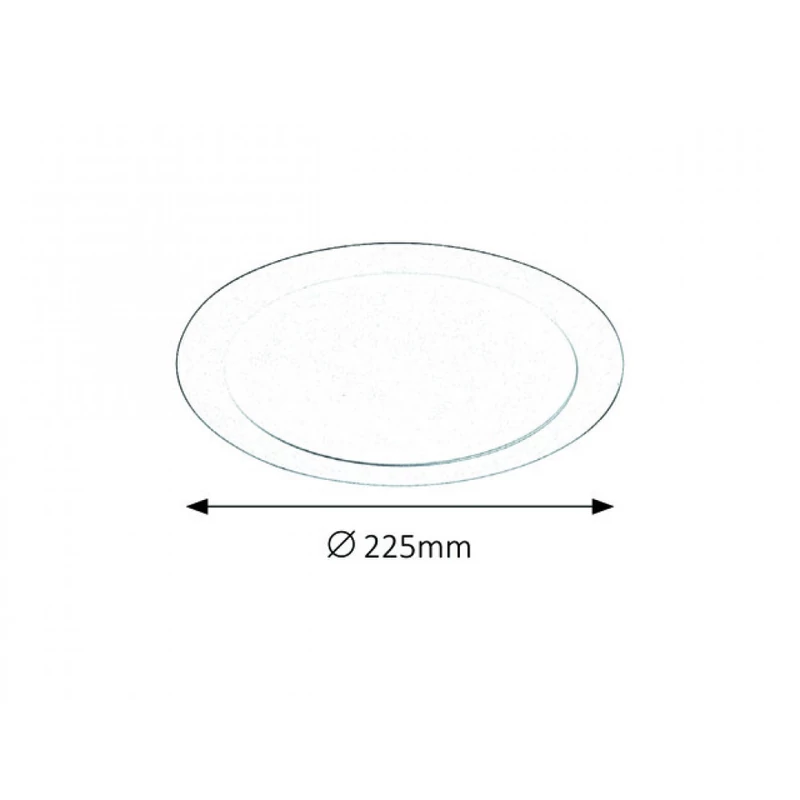Rábalux Lois 5575 álmennyezetbe építhető lámpa szatin króm fém LED 18 1400 lm 3000 K IP20 G