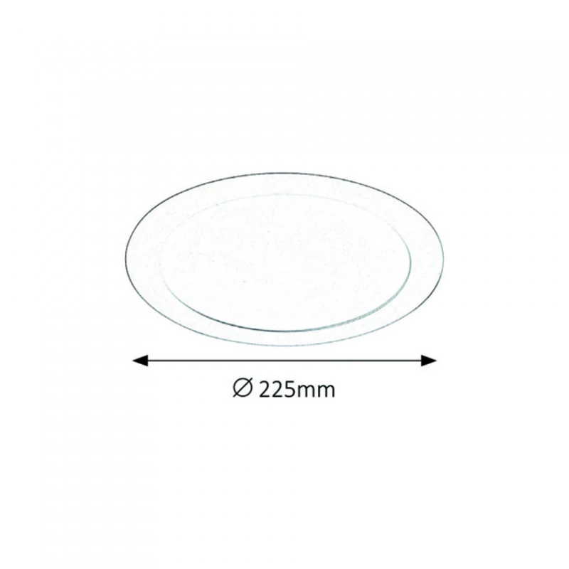 Rábalux Lois 5575 álmennyezetbe építhető lámpa szatin króm fém LED 18 1400 lm 3000 K IP20 G