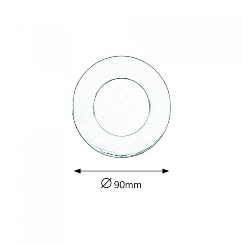 Rábalux Lois 5588 álmennyezetbe építhető lámpa króm fém LED 3 170 lm 3000 K IP44 G