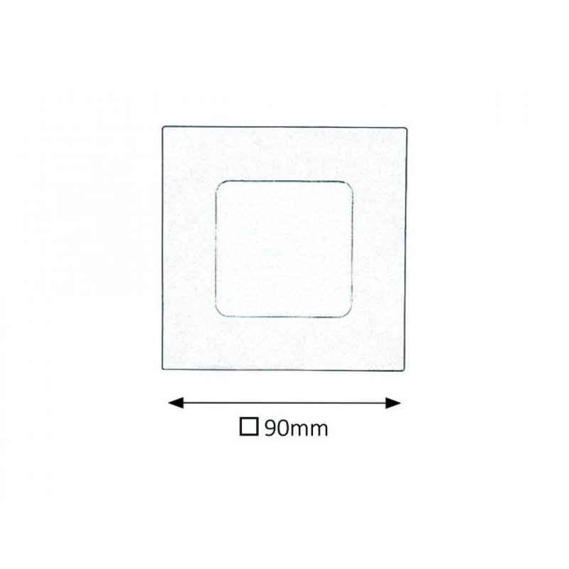 Rábalux Lois 5590 álmennyezetbe építhető lámpa króm fém LED 3 170 lm 3000 K IP44 G