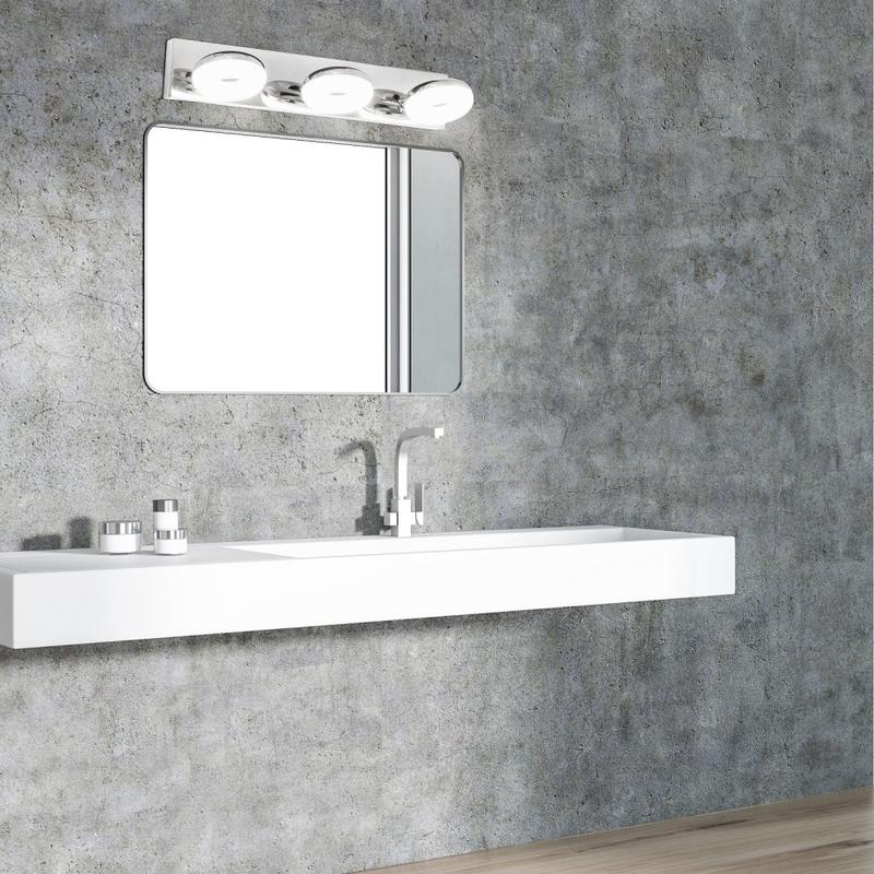 Rábalux Beata 5718 fürdőszoba fali lámpa króm fém LED 3x 5 1400 lm 4000 K IP44 A+