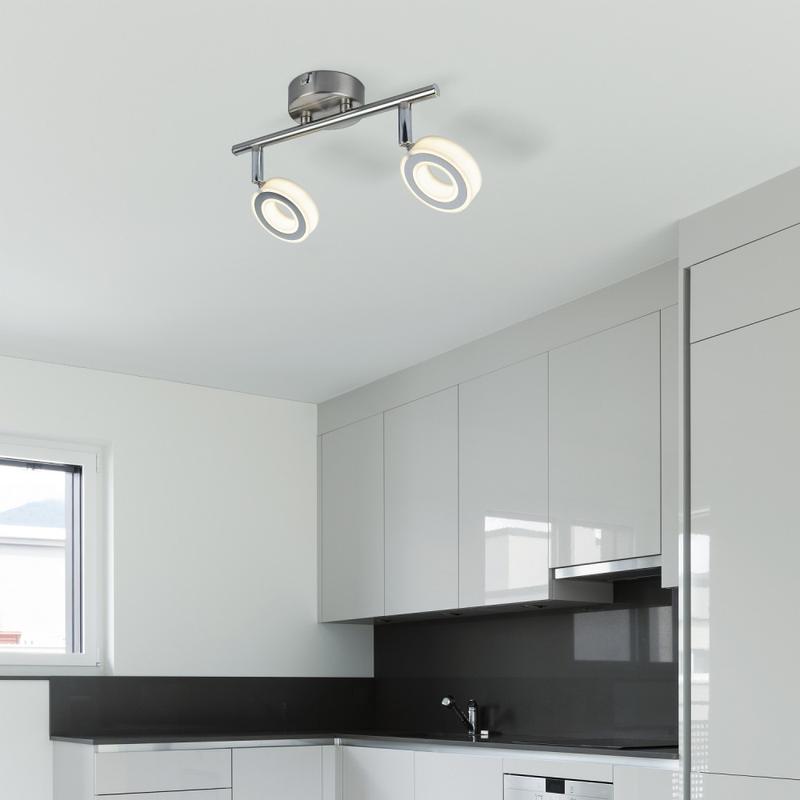 Rábalux Zora 5940 mennyezeti lámpa króm fém LED 2x 4,5 800 lm 4000 K IP20 A+