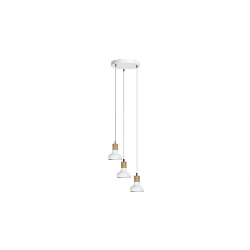 Rábalux Holly 5949 többágú függeszték fehér fém E14 3x MAX 40 E14 IP20