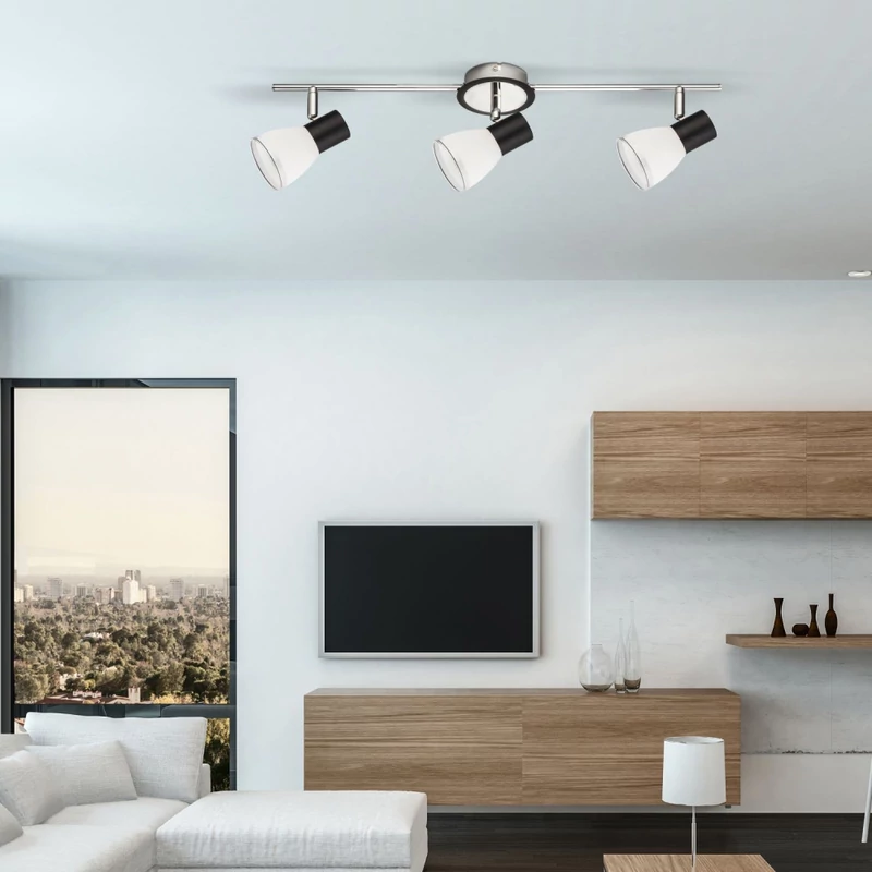 Rábalux Ati 5978 mennyezeti lámpa fekete fém E14 3x MAX 40 E14 3 db IP20
