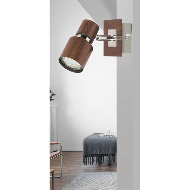 Rábalux Merkur 6005 fali spotlámpa wenge fém GU10 1x MAX 50 GU10 1 db IP20