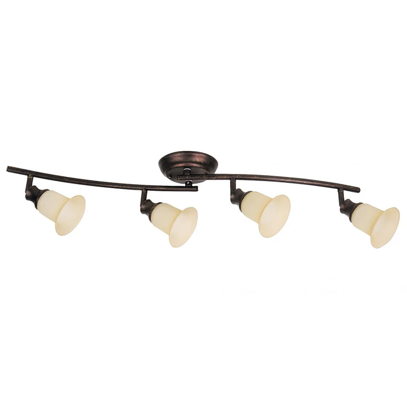 Rábalux Claire 6068 mennyezeti lámpa barna fém E14 4x MAX 40 E14 IP20