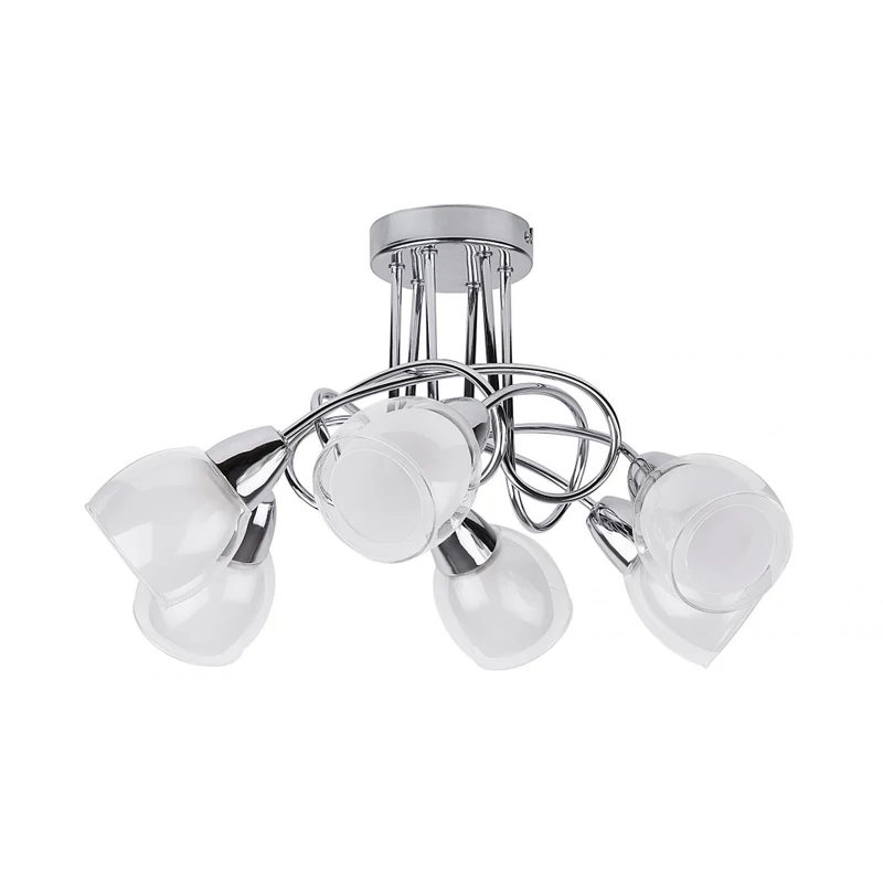 Rábalux Dave 6085 mennyezeti lámpa króm fém E14 6x MAX 40 E14 IP20