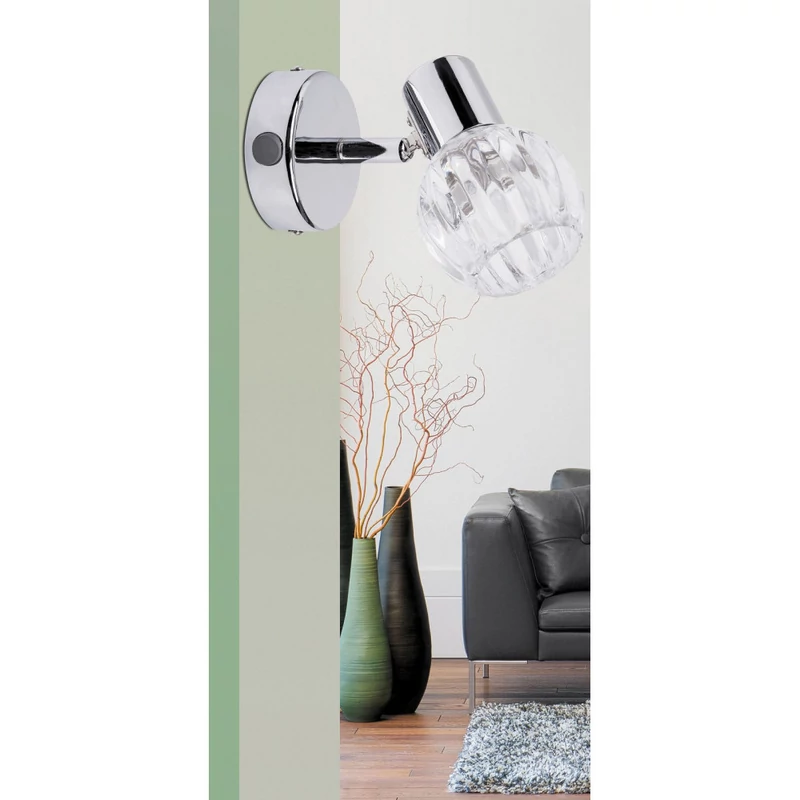 Rábalux Lauren 6091 falikar króm fém E14 1x MAX 40 E14 IP20