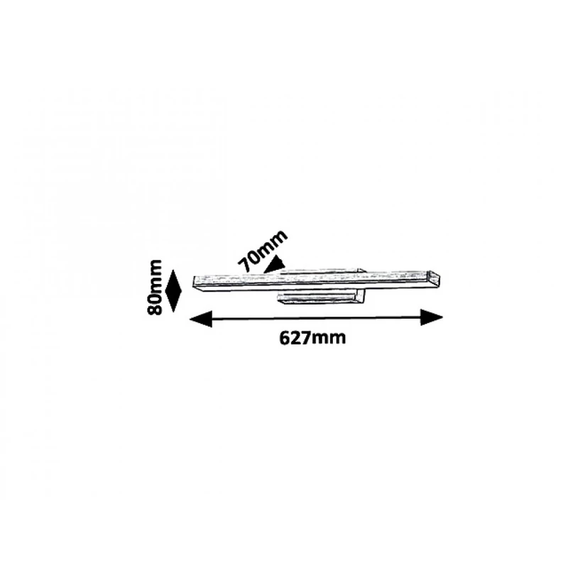 Rábalux John 6130 fürdőszoba fali lámpa bronz fém LED 18 1300 lm 4000 K IP44 G