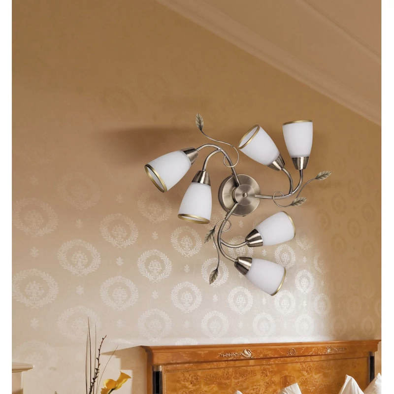 Rábalux Dreambells 6146 mennyezeti lámpa bronz fém E14 6x MAX 40 E14 6 db IP20