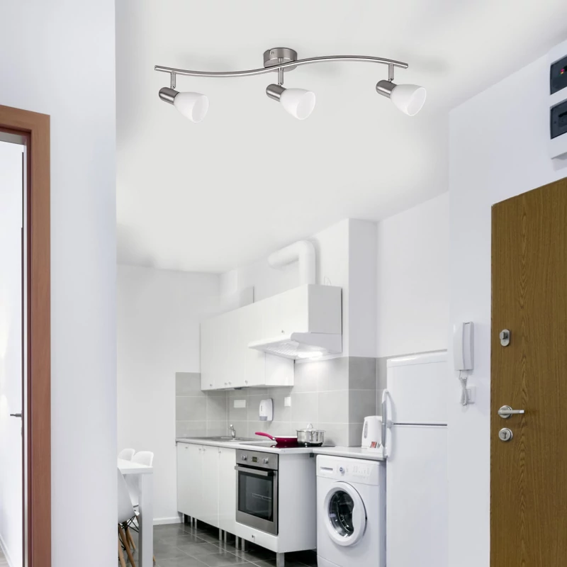 Rábalux Soma 6303 mennyezeti lámpa szatin króm fém E14 3x MAX 40 E14 3 db IP20