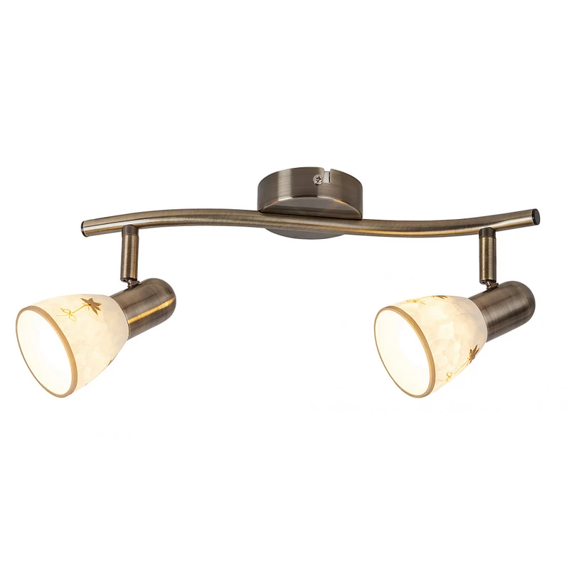Rábalux Art flower 6357 mennyezeti lámpa bronz fém E14 2x MAX 40 E14 IP20