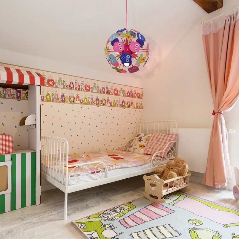 Rábalux Birdy 6390 gyerek függeszték többszínű fém E14 3x MAX 40 E14 IP20