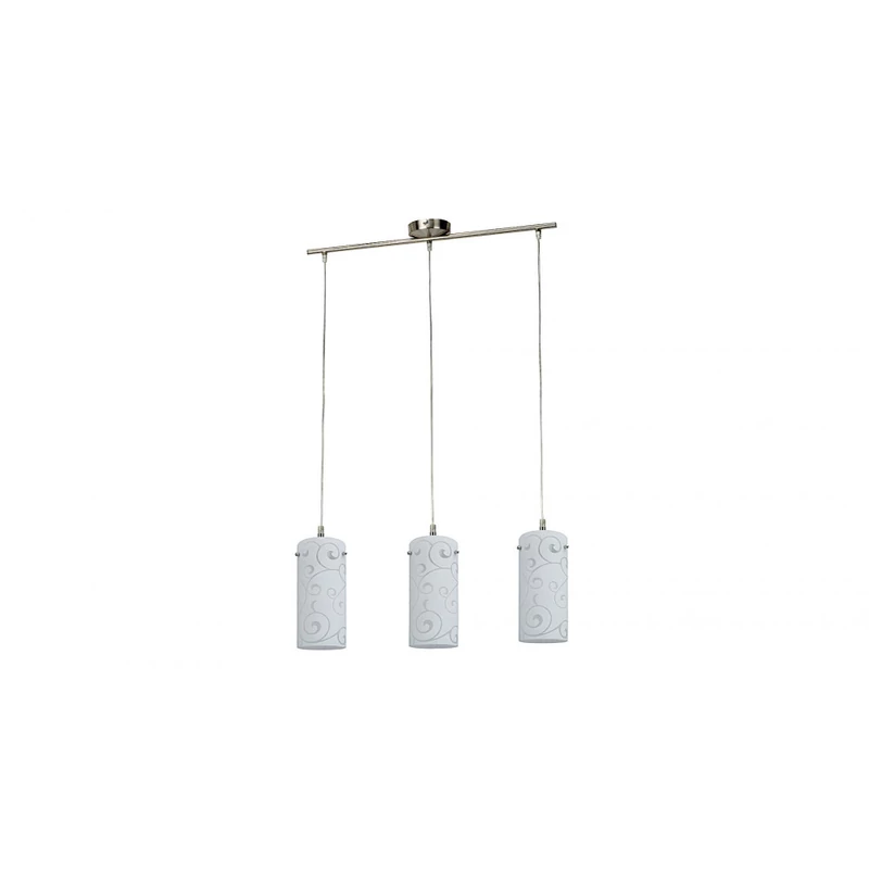 Rábalux Harmony Lux 6392 étkező lámpa szatin króm fém E27 3x MAX 60 E27 IP20