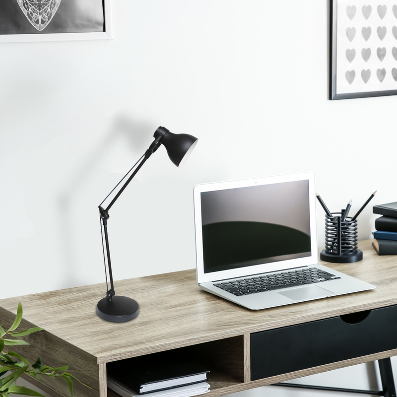 Rábalux Carter 6408 íróasztal lámpa matt fekete fém E14 1X MAX 11 E14 IP20