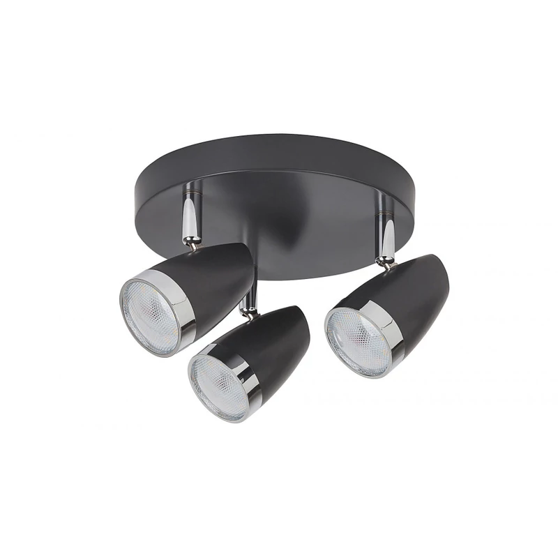 Rábalux Karen 6514 mennyezeti spot lámpa antracit fém/ műanyag LED 3x 4 840 lm 3000 K IP20 G