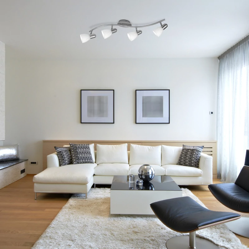 Rábalux Harmony Lux 6638 mennyezeti lámpa szatin króm fém E14 4x MAX 40 E14 4 db IP20