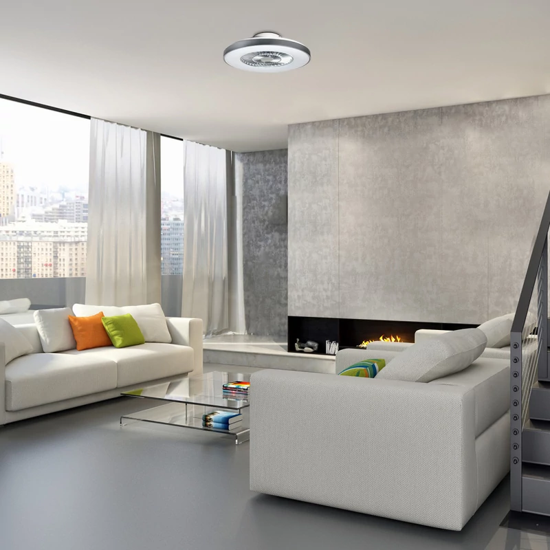 Rábalux Dalfon 6858 mennyezeti ventilátor ezüst fém LED 40 1700 lm 3000-6500 K IP20 G