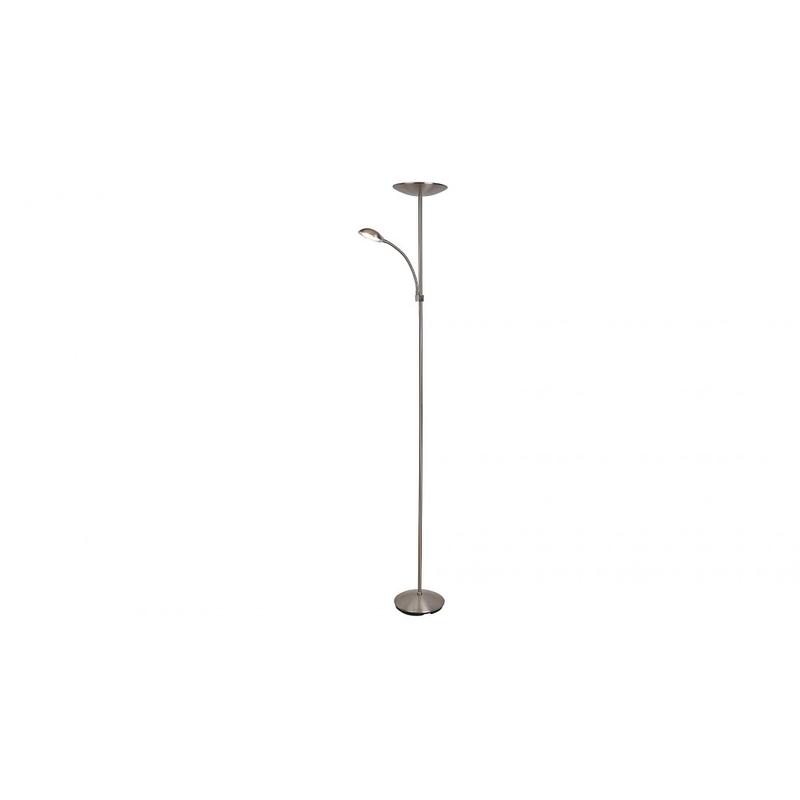 Rábalux Vlasta 7006 állólámpa olvasókarral szatin króm fém LED 18 LED 5 1400 lm 3000 K IP20 G