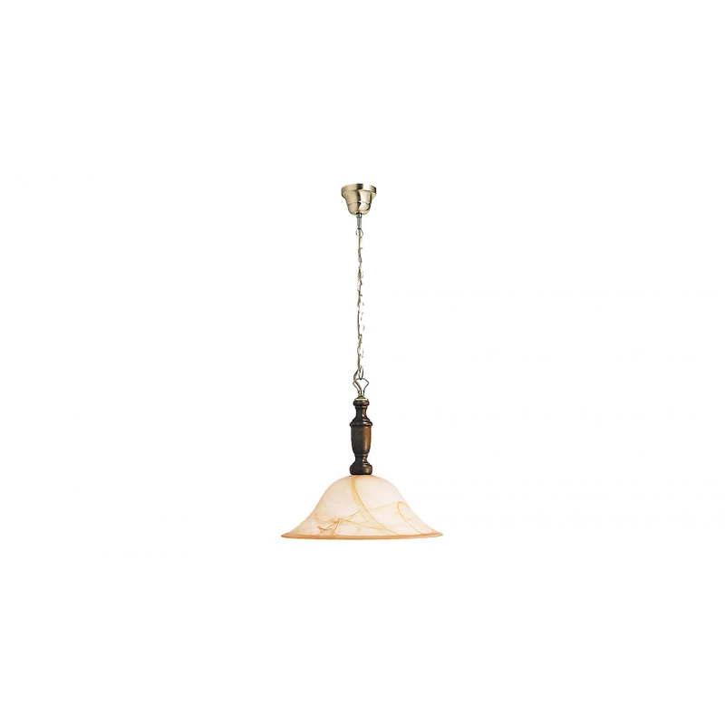 Rábalux Rustic 3 7099 konyhai csillár bronz fém/ fa E27 1x MAX 100 E27 1 db IP20